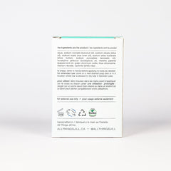 尤加利＋薄荷 手工皂 背面標籤及成分圖