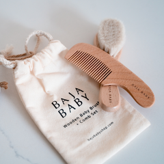 Baja Baby 木製嬰兒髮刷及梳子套裝｜產品及款式圖片 2