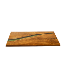 Crate 61 Organics Olive Wood & Resin River 砧板 產品細節圖 2