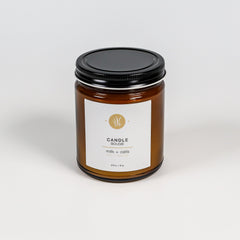 牛奶＋燕麥 香薰蠟燭 背面標籤及成分圖