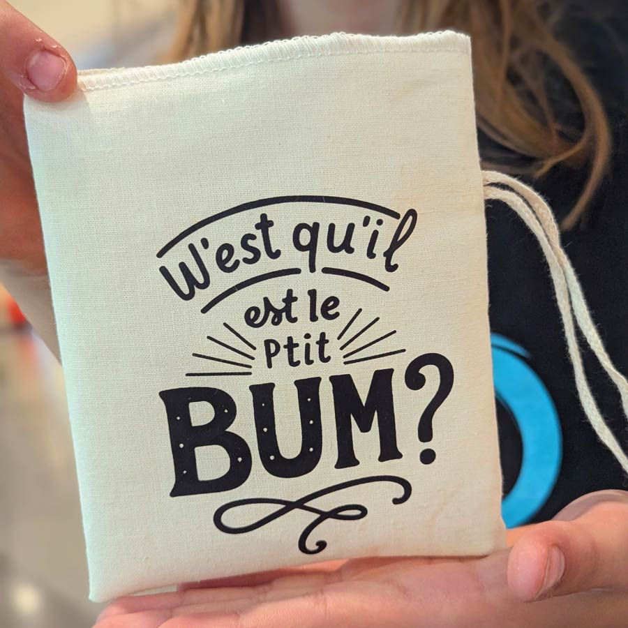 Öko Créations Sacs d’icitte | W'est qu'il est le P'tit BUM? 可重用生活用品 產品細節圖 2