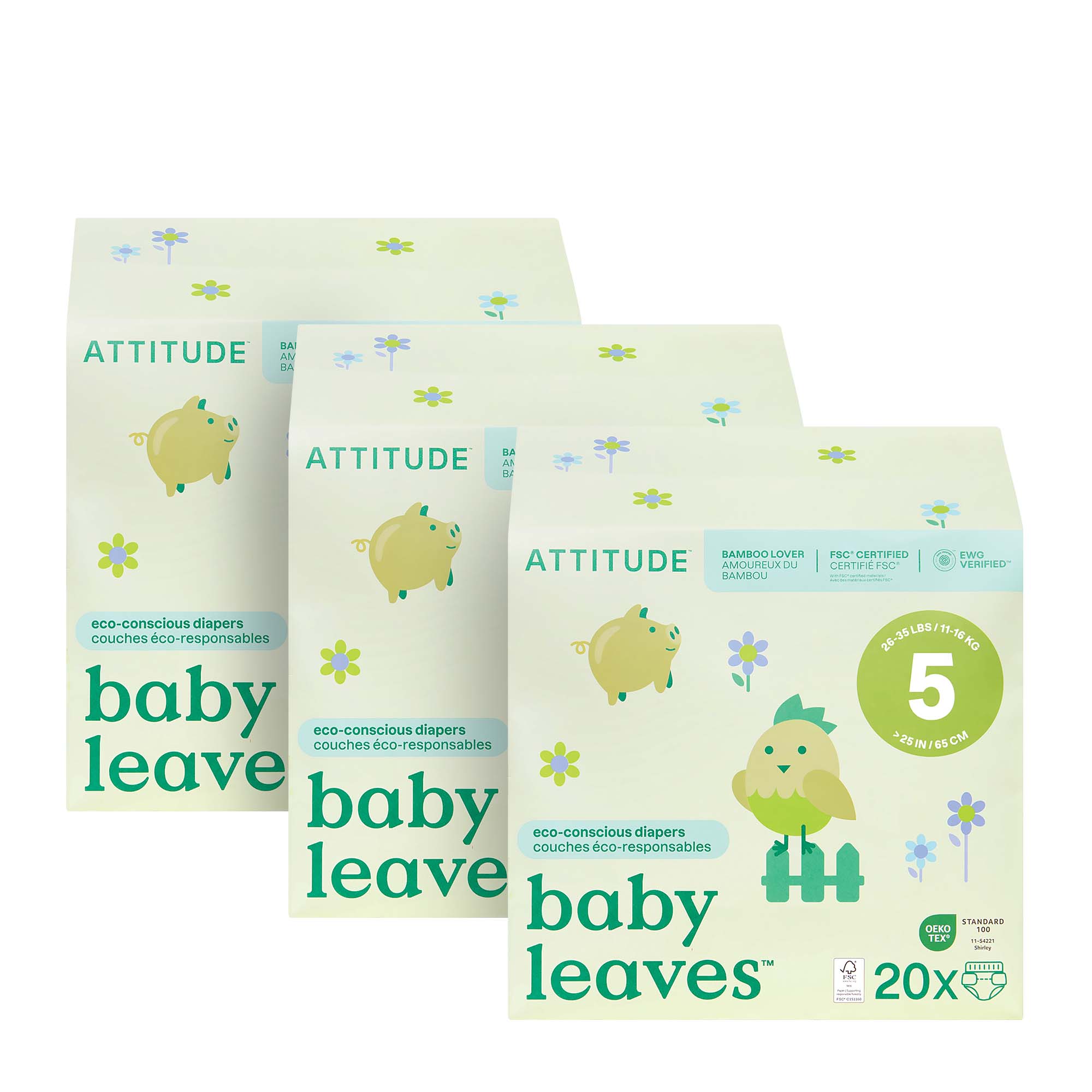 ATTITUDE 尿片 3｜pack 產品細節圖 2