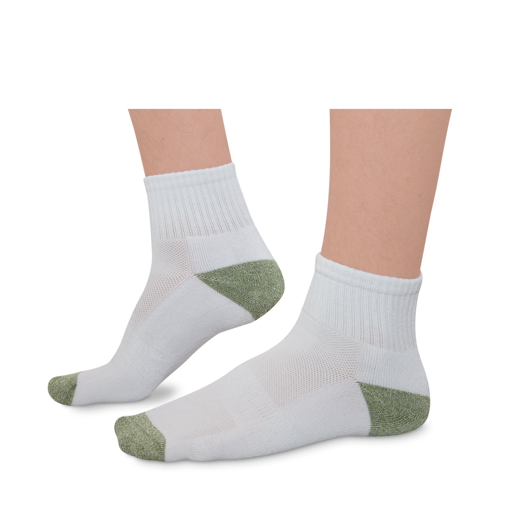 Hush Brands BOO 竹纖維 RAYON & 竹纖維 MEN’S 短襪｜WHITE 3PACK 產品細節圖 3