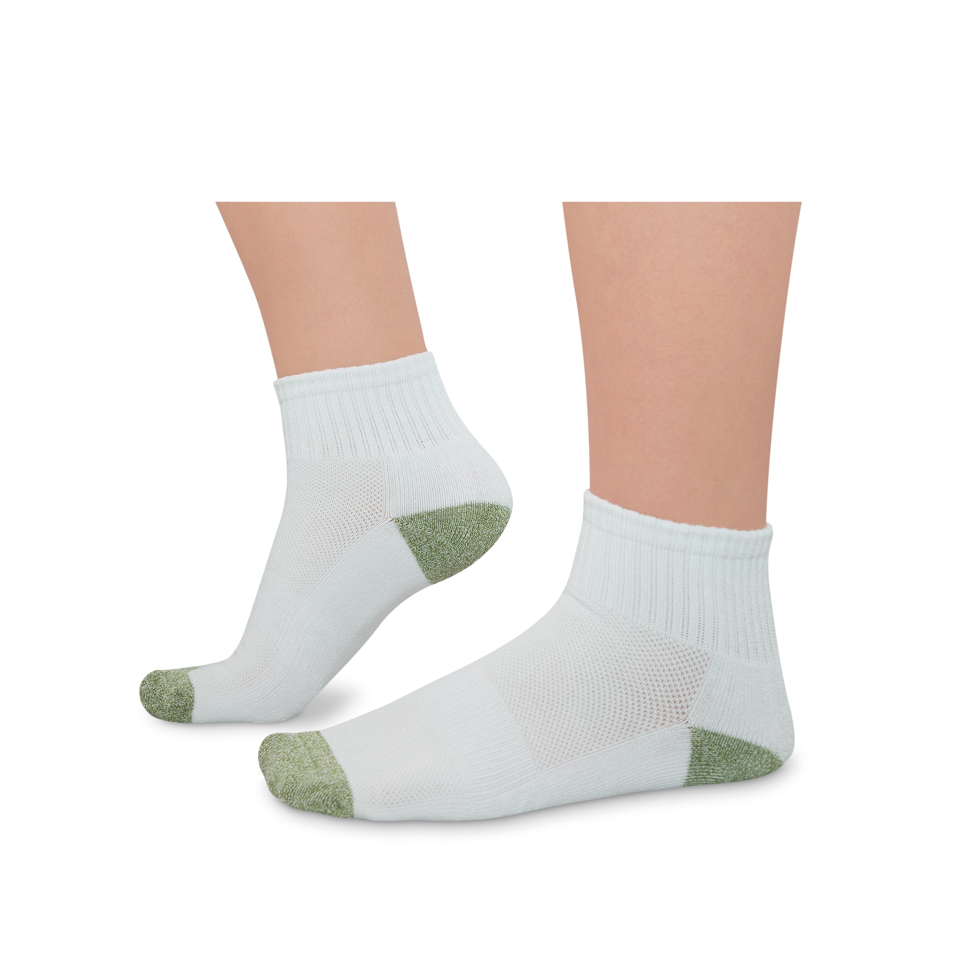 Hush Brands BOO 竹纖維 RAYON & 竹纖維 WOMEN’S 短襪｜WHITE 3PACK 產品細節圖 3