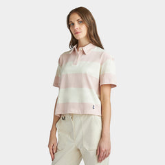 Tilley Stripe Marine Cropped Polo 恤 產品細節圖 3