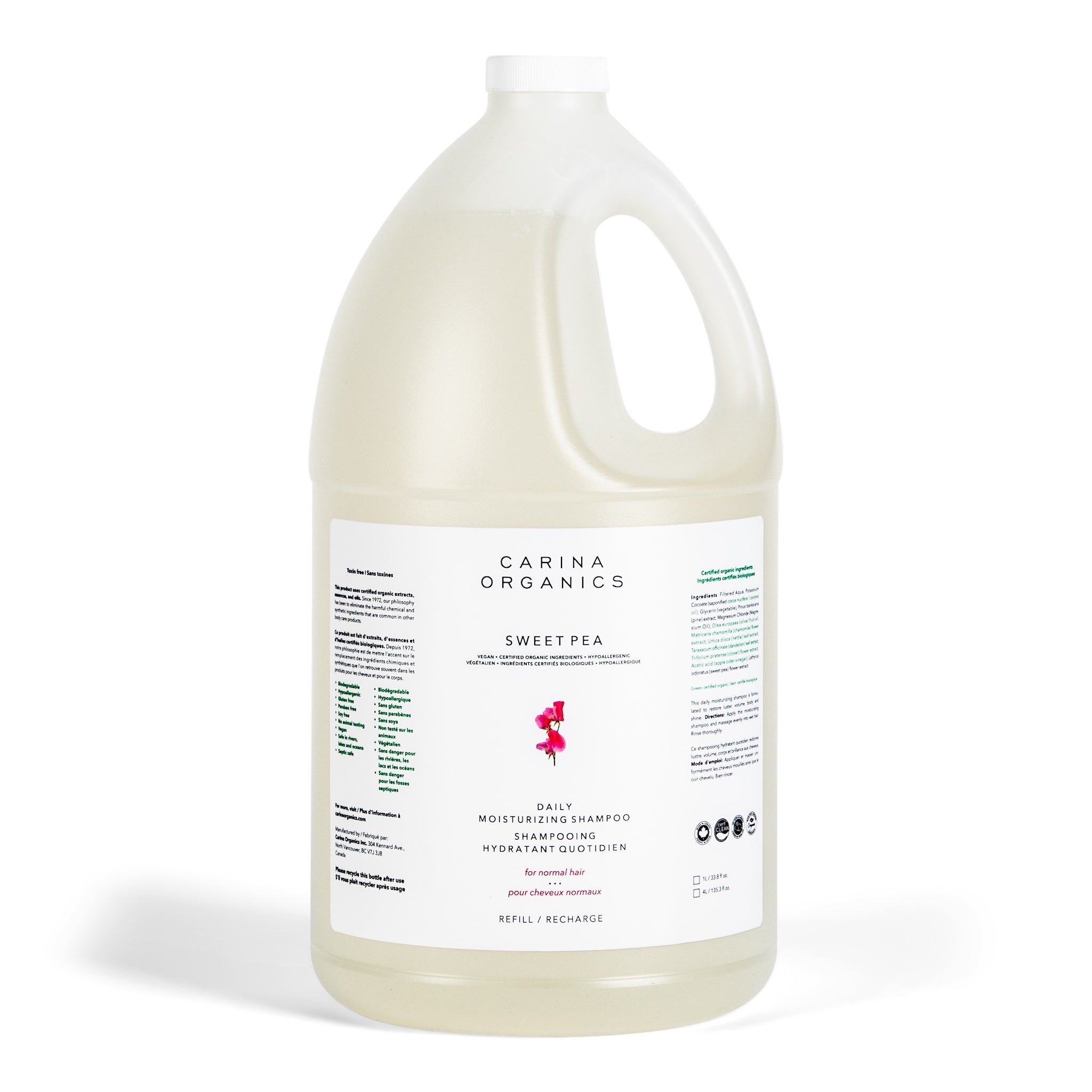 Carina Organics 香豌豆 日常保濕 洗頭水 Refill 產品細節圖 3