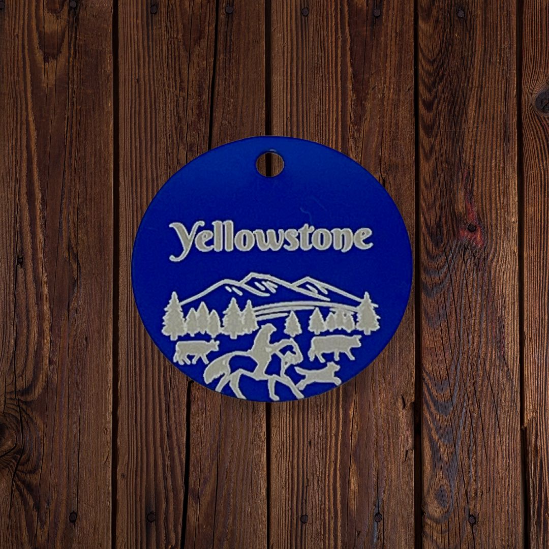 Rocky Mountain Dog Personalized Aluminum Dog 寵物名牌 1.5" 產品細節圖 3