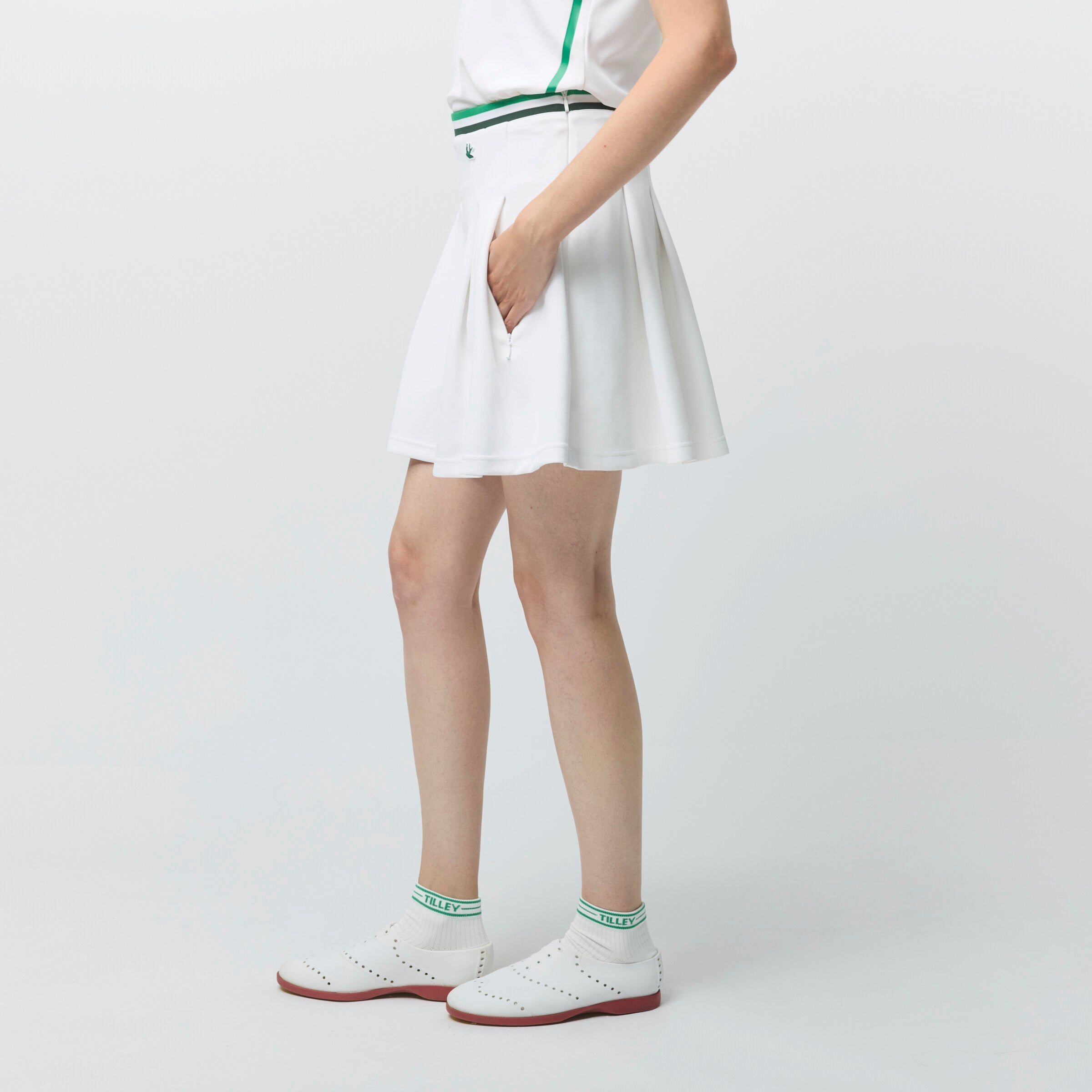Tilley Striped Airloft Pleated 半截裙 產品細節圖 3