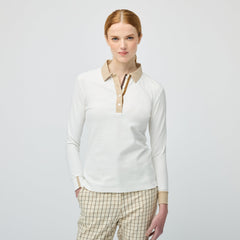 Tilley Preppy Pique 長袖 Stripe Placket Polo 恤 產品細節圖 3