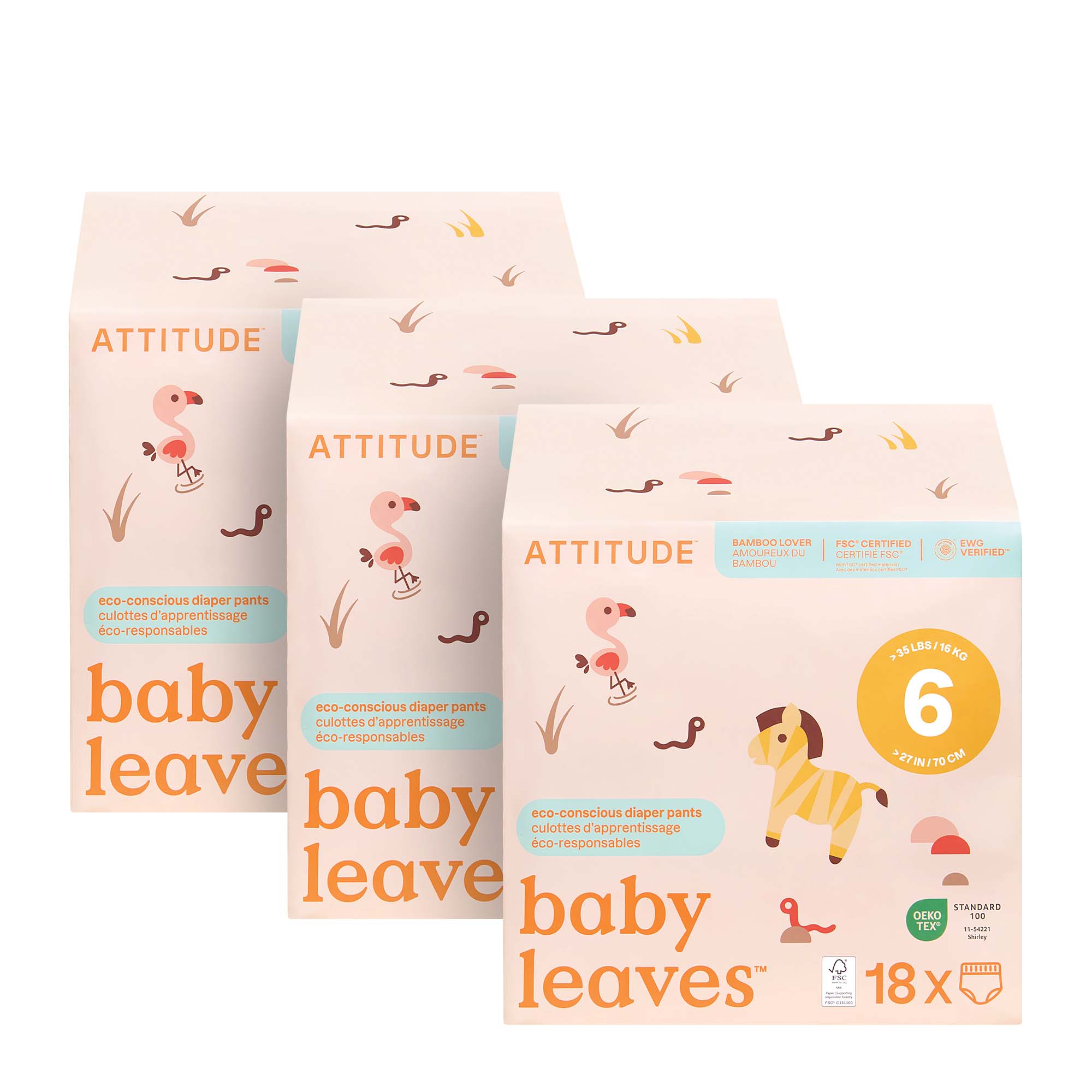 ATTITUDE 尿片 3｜pack 產品細節圖 3
