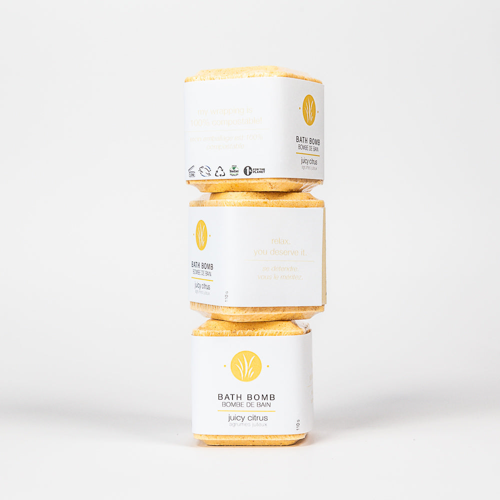 鮮活柑橘 方形浴球 產品細節圖 4