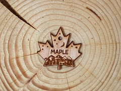 Rocky Mountain Dog Personalized Wooden Shape Dog 寵物名牌s 產品細節圖 4