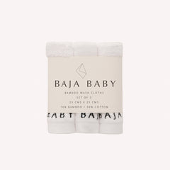 Baja Baby 竹棉洗面巾 3件裝｜產品及款式圖片 4