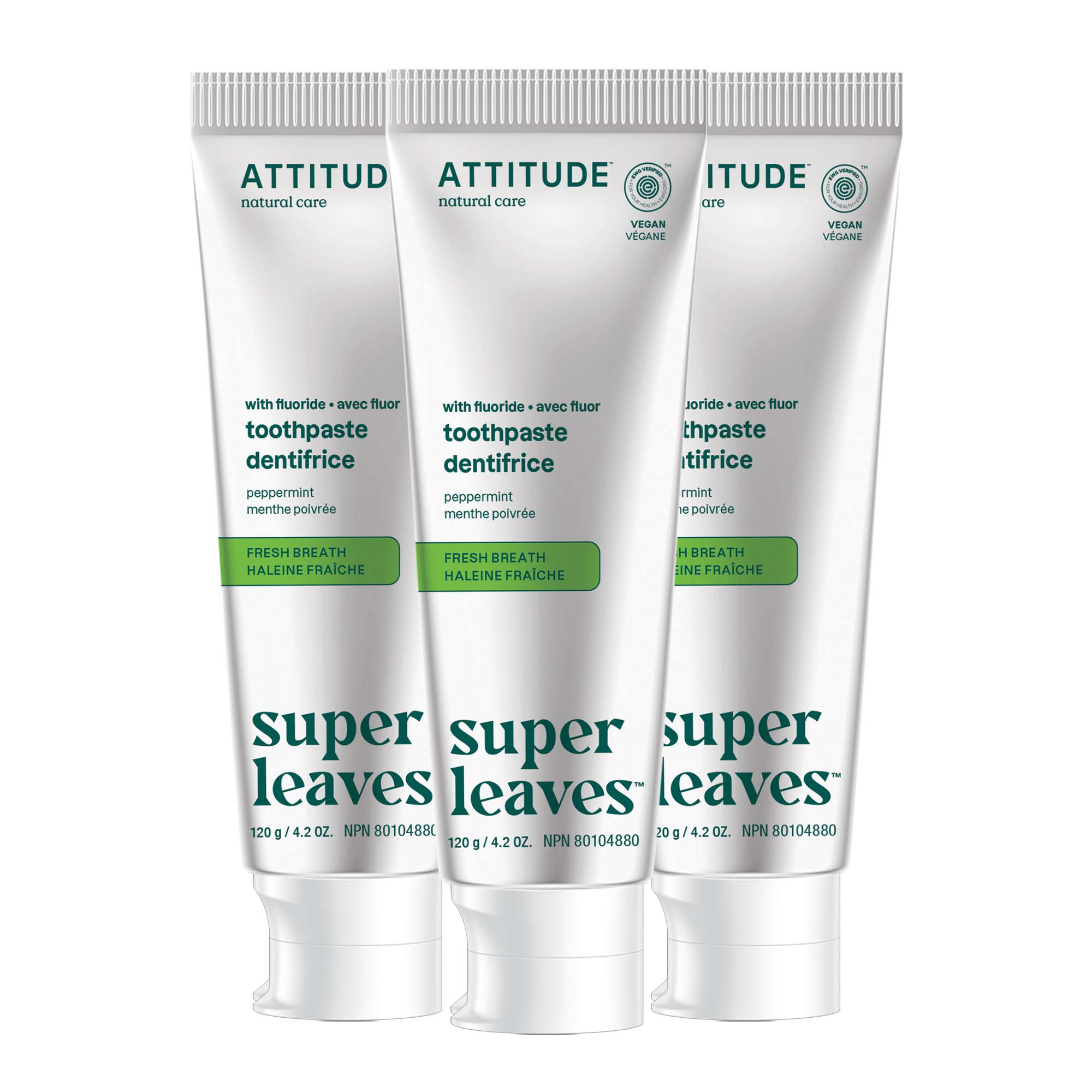 ATTITUDE Fluoride 牙膏 3｜Pack 產品細節圖 4