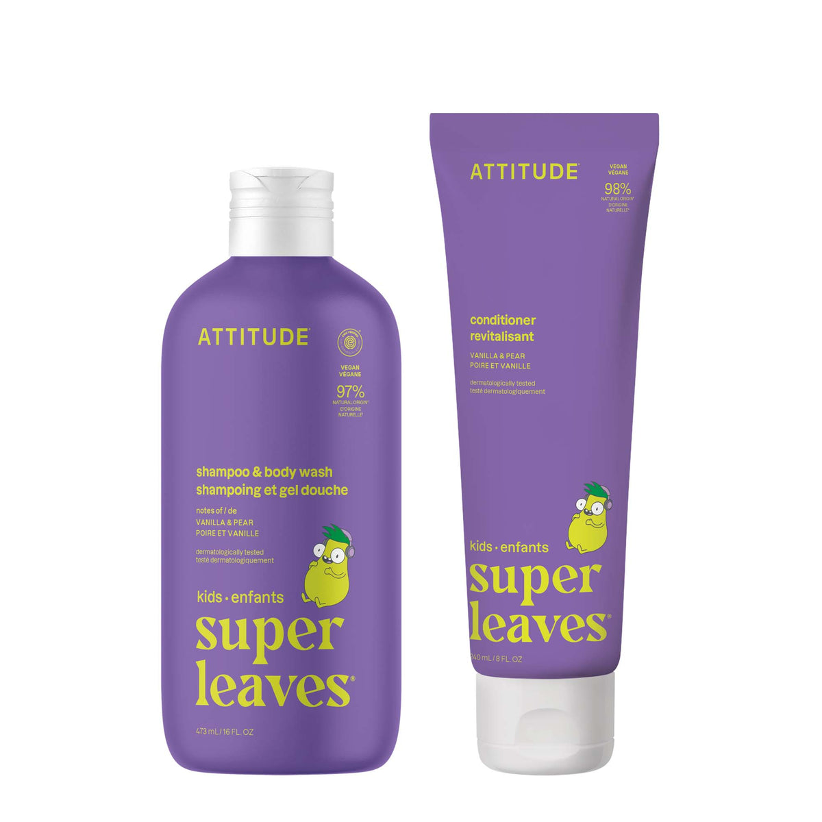 ATTITUDE Kids Shower 雙件裝 + 護髮素 產品細節圖 4