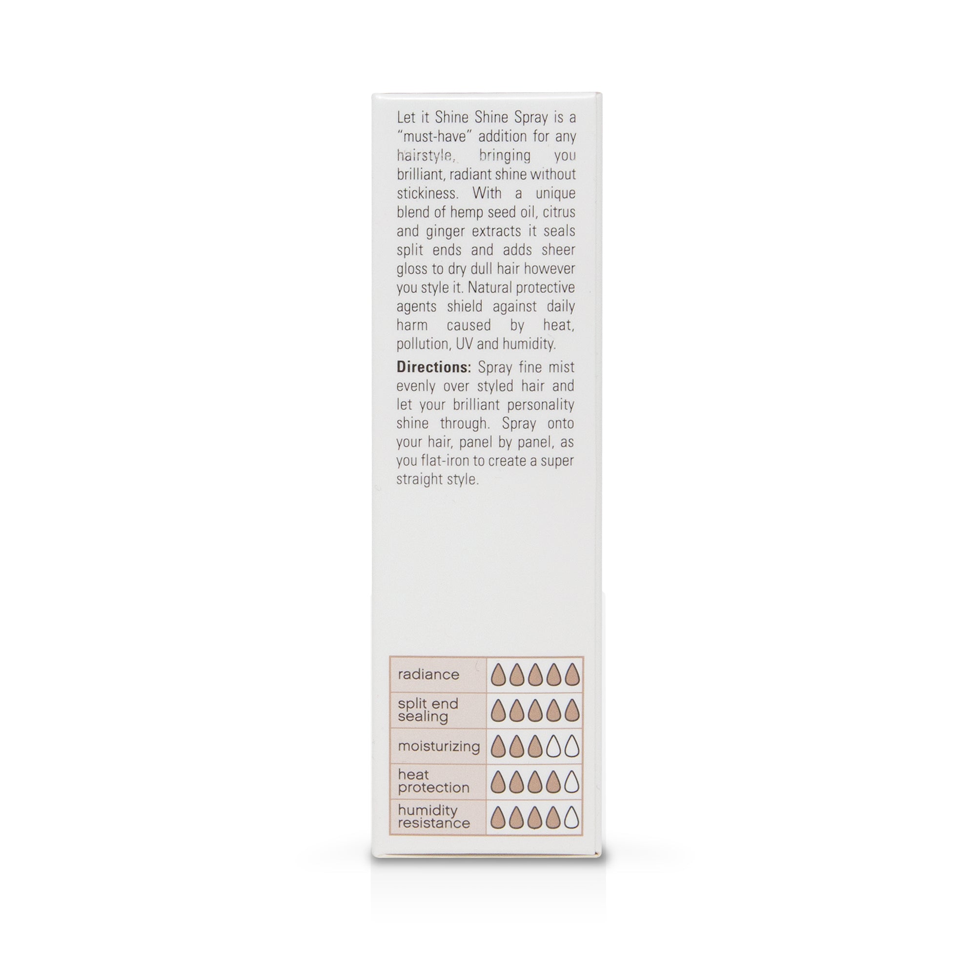 Hush Brands North American Hemp Co. Let It Shine｜Shine Spray｜50ml 頭髮造型 產品細節圖 5