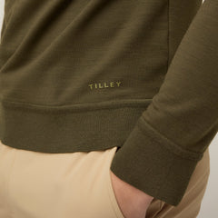 Tilley 美麗諾羊毛 圓領 衛衣 產品細節圖 5