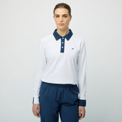 Tilley Preppy Pique 長袖 Stripe Placket Polo 恤 產品細節圖 5