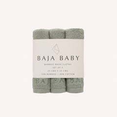 Baja Baby 竹棉洗面巾 3件裝｜產品及款式圖片 5