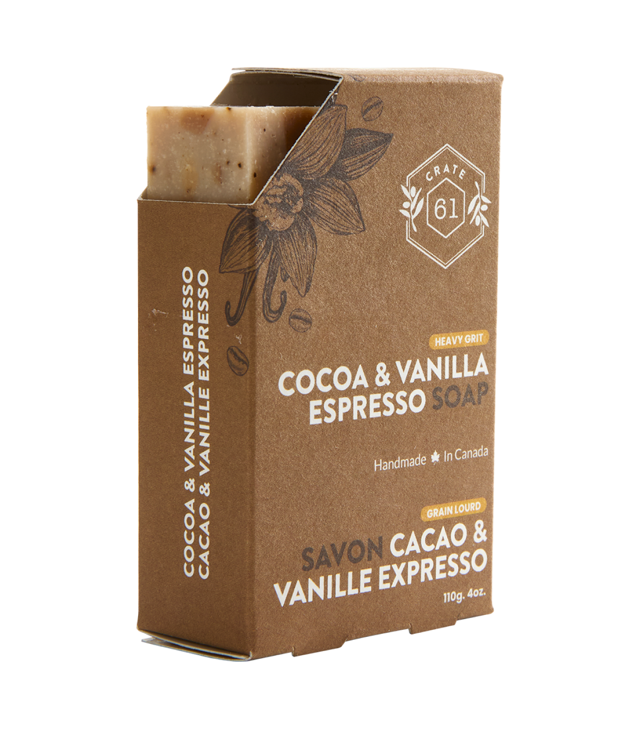 Crate 61 Organics Cocoa & Vanilla Espresso 手工皂 產品細節圖 6
