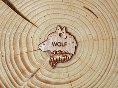 Rocky Mountain Dog Personalized Wooden Shape Dog 寵物名牌s 產品細節圖 6