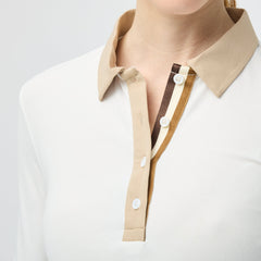 Tilley Preppy Pique 長袖 Stripe Placket Polo 恤 產品細節圖 6