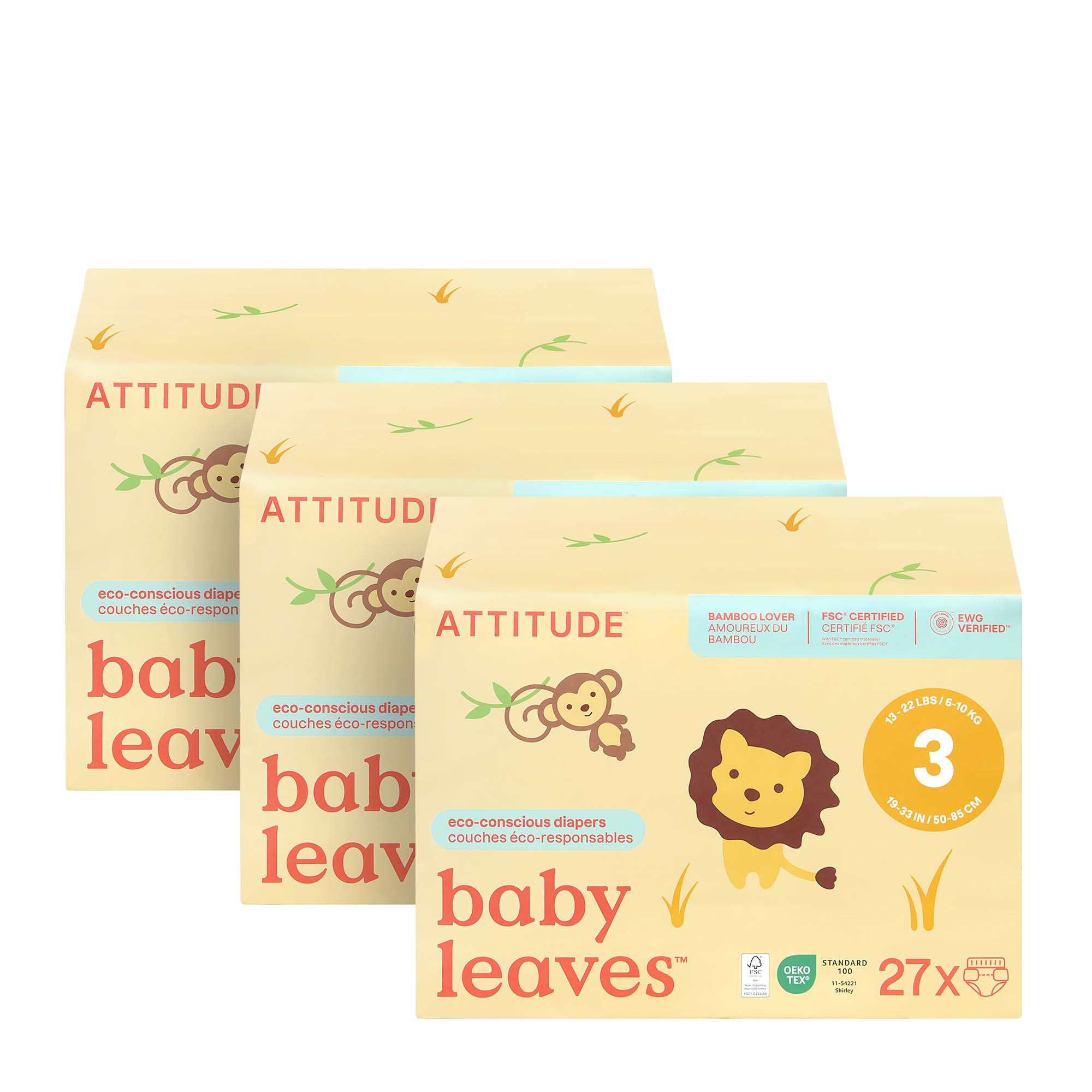 ATTITUDE 尿片 3｜pack 產品細節圖 6