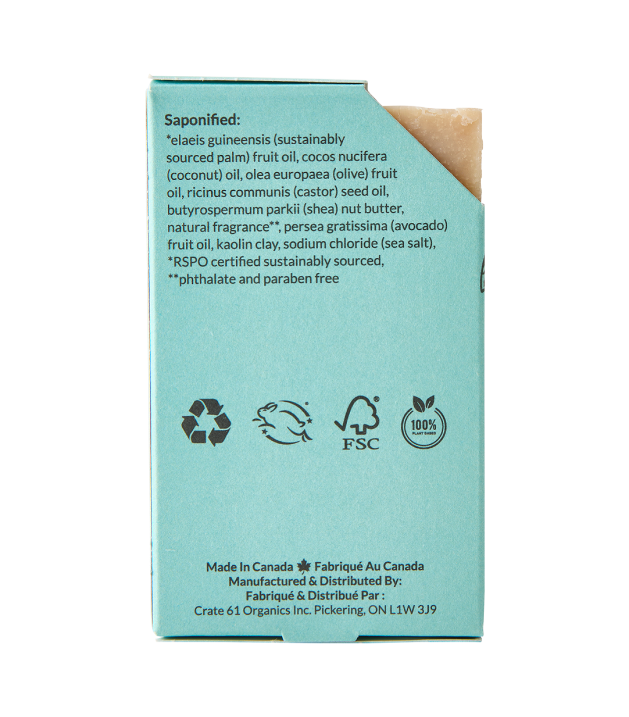 Crate 61 Organics Coconut 手工皂 產品細節圖 7