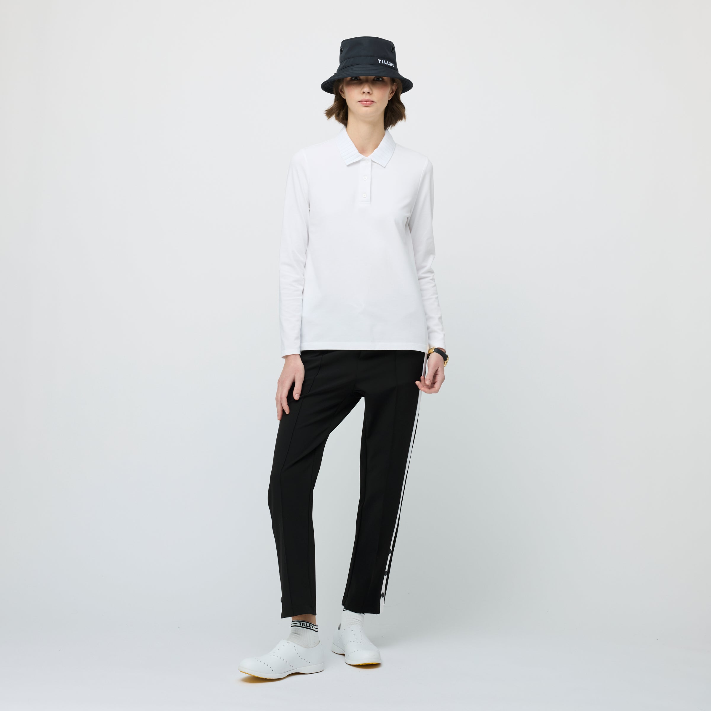 Tilley 長袖 Pleated Collar Polo 恤 產品細節圖 7