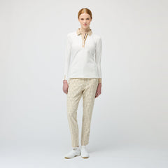 Tilley Preppy Pique 長袖 Stripe Placket Polo 恤 產品細節圖 7
