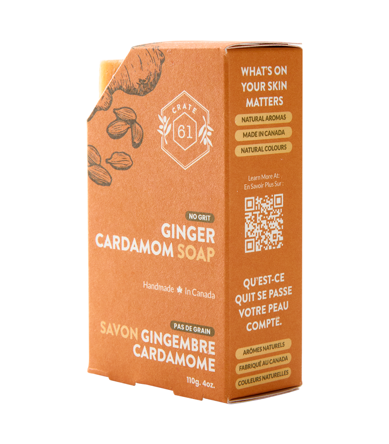Crate 61 Organics Ginger & Cardamom 手工皂 產品細節圖 8