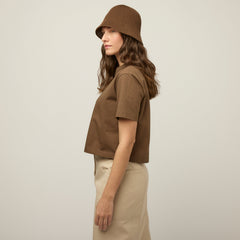 Tilley Rib Neckline Cropped T 恤 產品細節圖 8