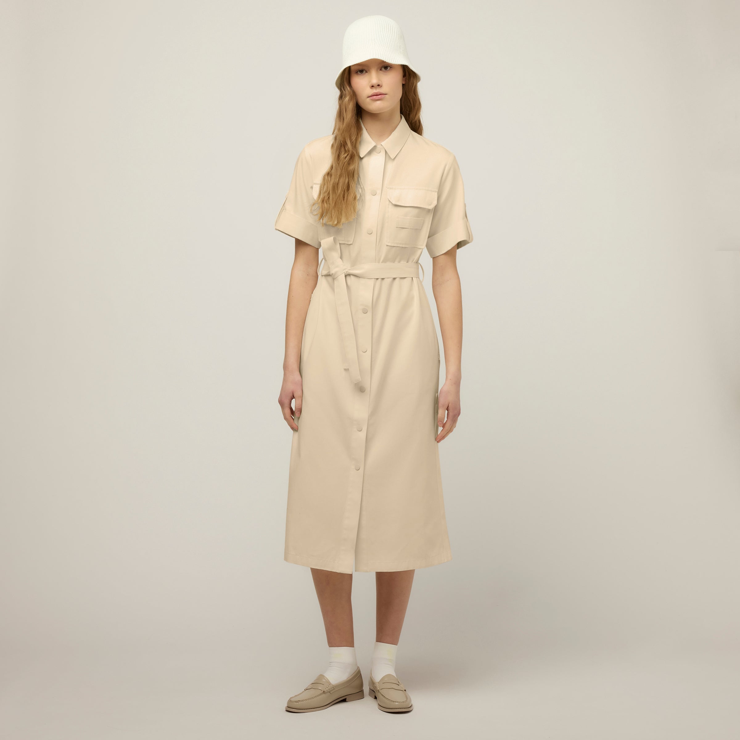 Tilley Tencel 棉質 Safari Midi 連身裙 產品細節圖 9