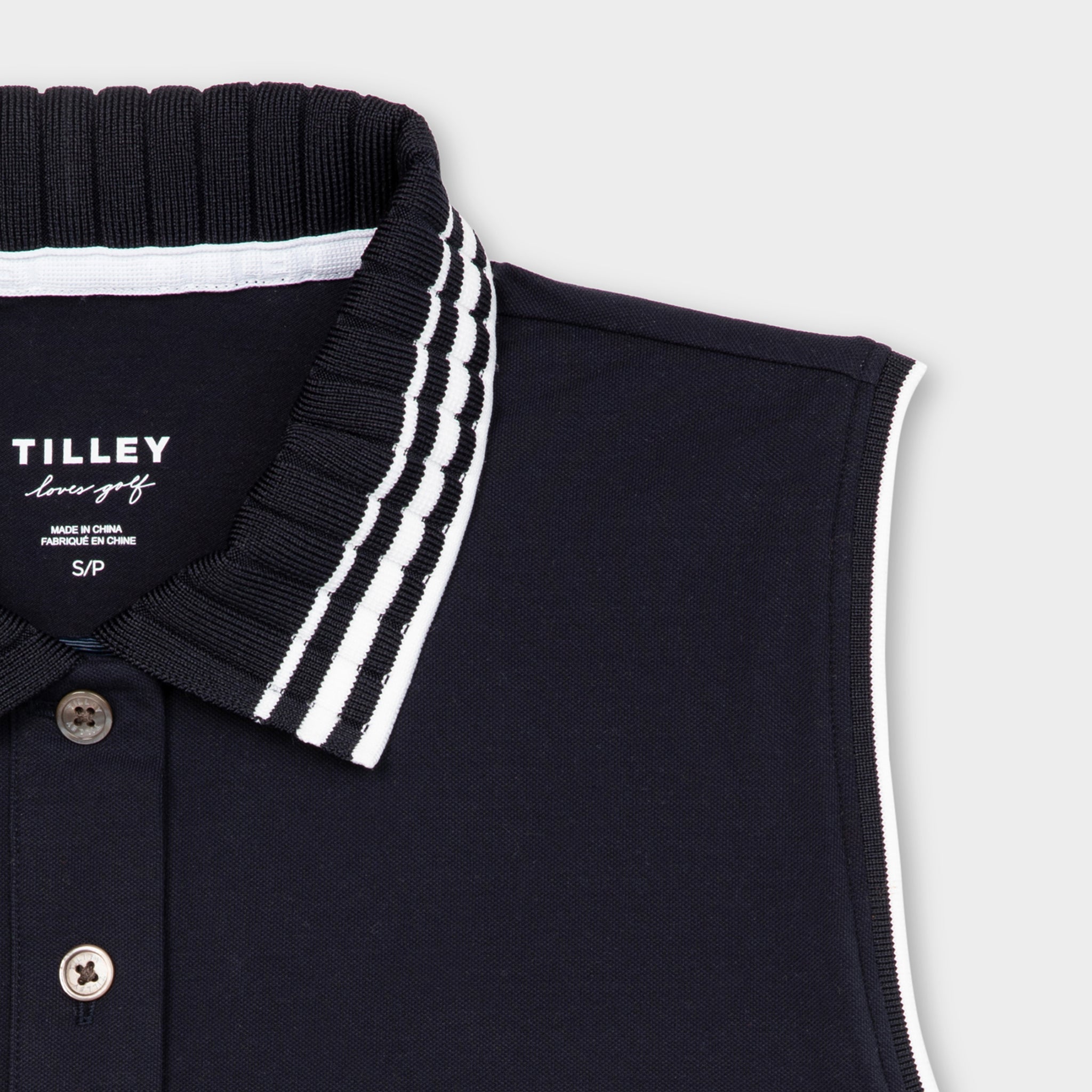 Tilley Supima Pique 無袖 Polo 恤 產品細節圖 9