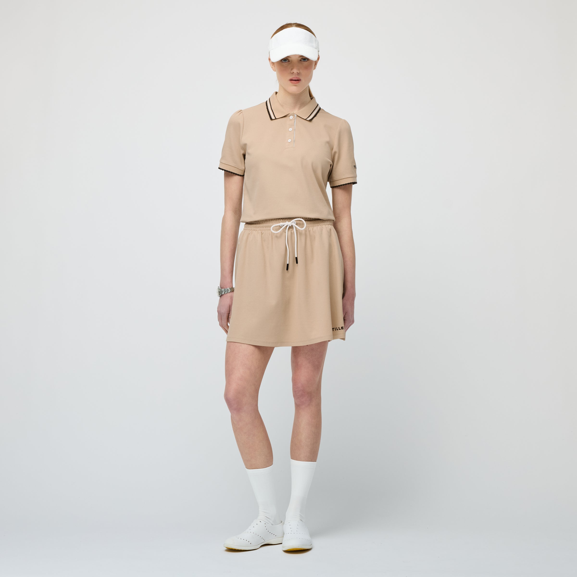 Tilley Preppy Pique Puff Sleeve Polo 恤 產品細節圖 9