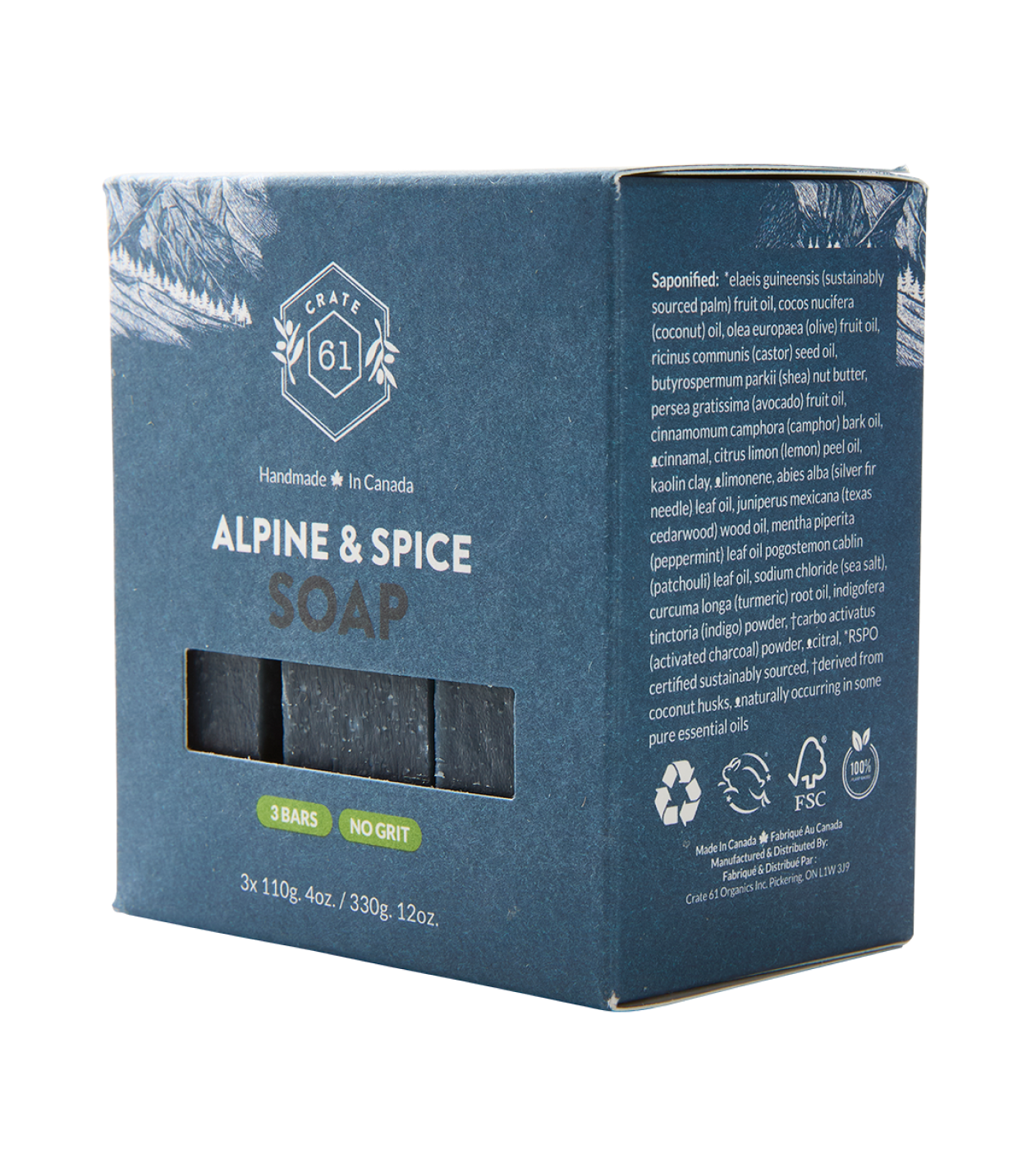 Crate 61 Organics Alpine & Spice 手工皂 產品細節圖 10