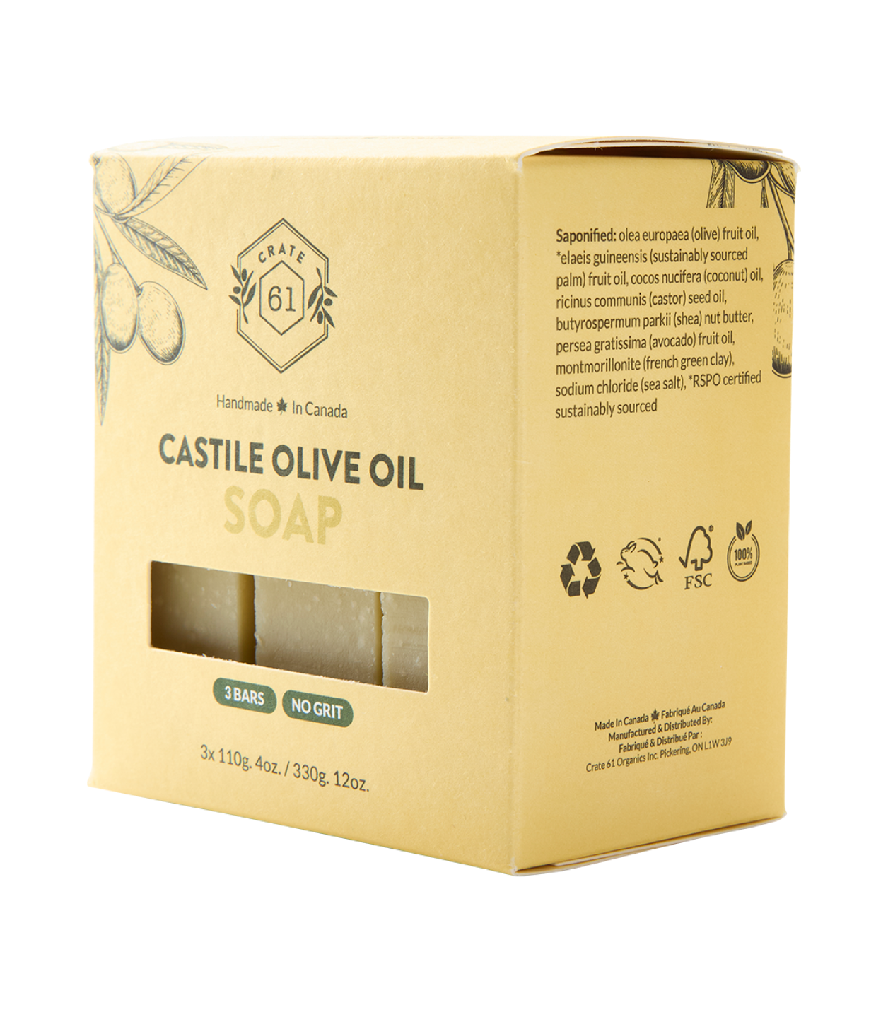 Crate 61 Organics Castile Olive Oil 手工皂 產品細節圖 10
