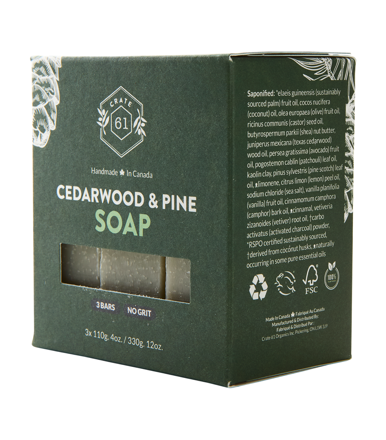Crate 61 Organics Cedarwood & Pine 手工皂 產品細節圖 10