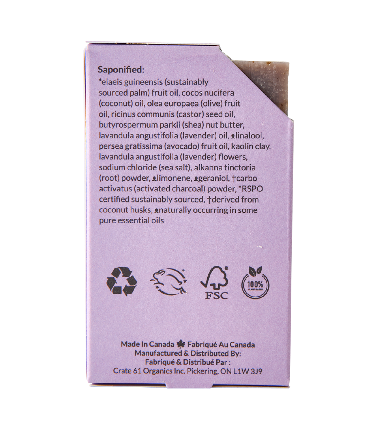 Crate 61 Organics 薰衣草 手工皂 產品細節圖 10