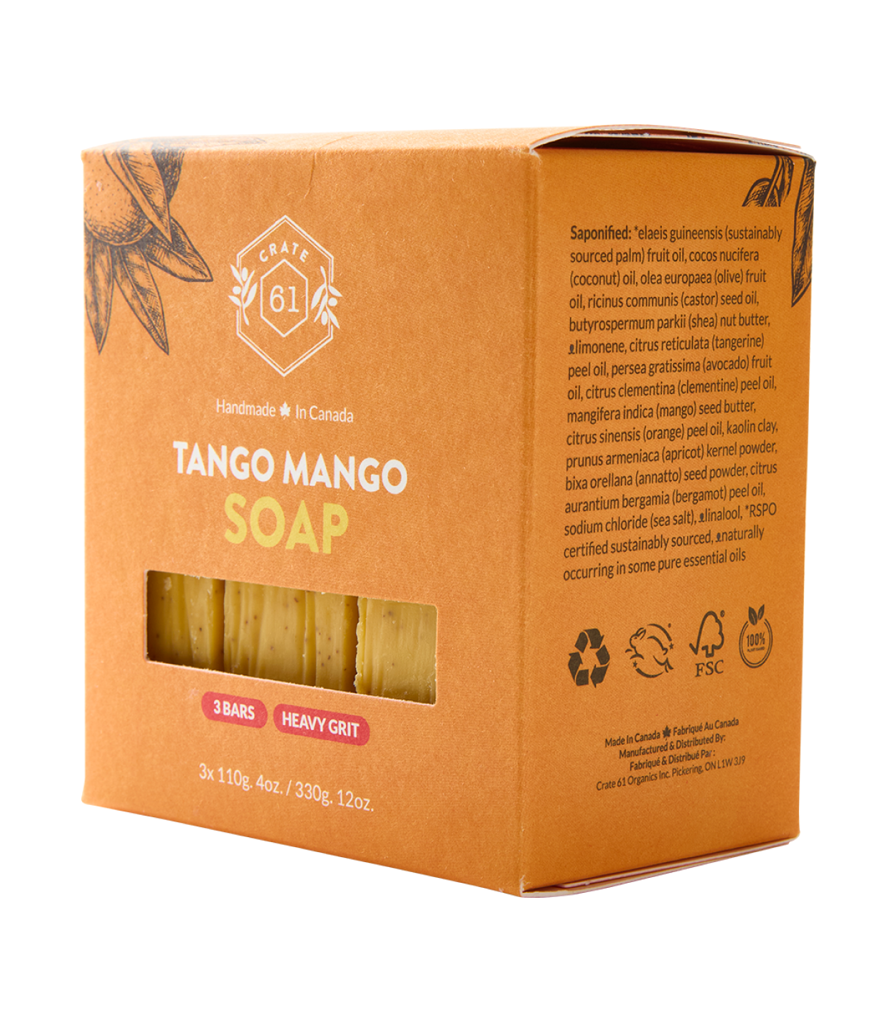Crate 61 Organics Tango Mango 手工皂 產品細節圖 10