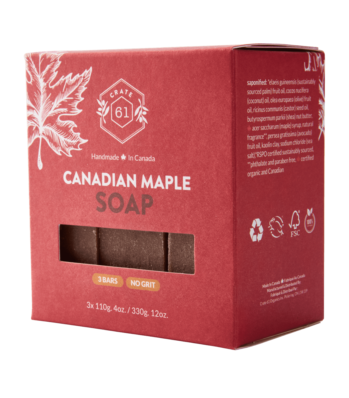 Crate 61 Organics Canadian Maple 手工皂 產品細節圖 10