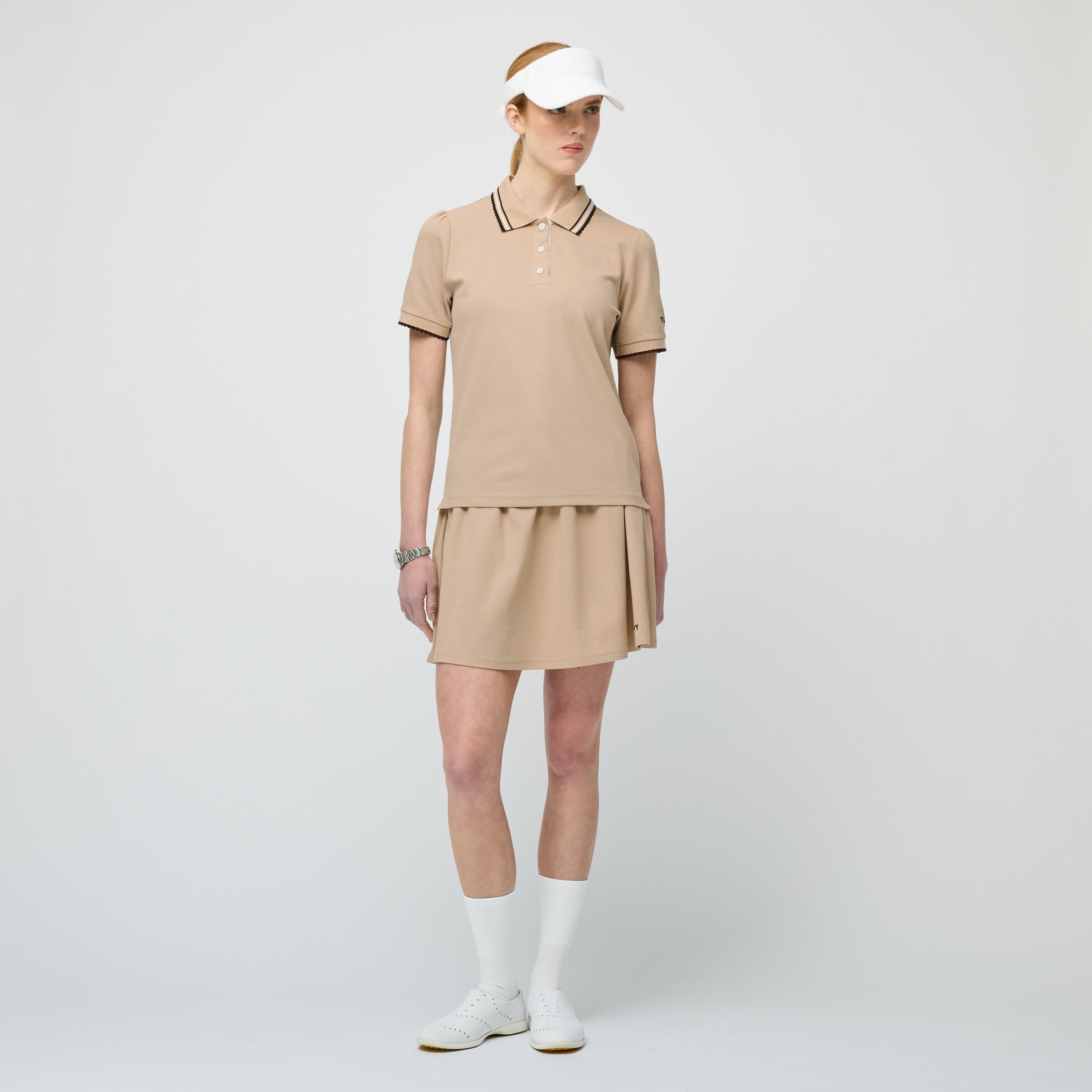 Tilley Preppy Pique Puff Sleeve Polo 恤 產品細節圖 10