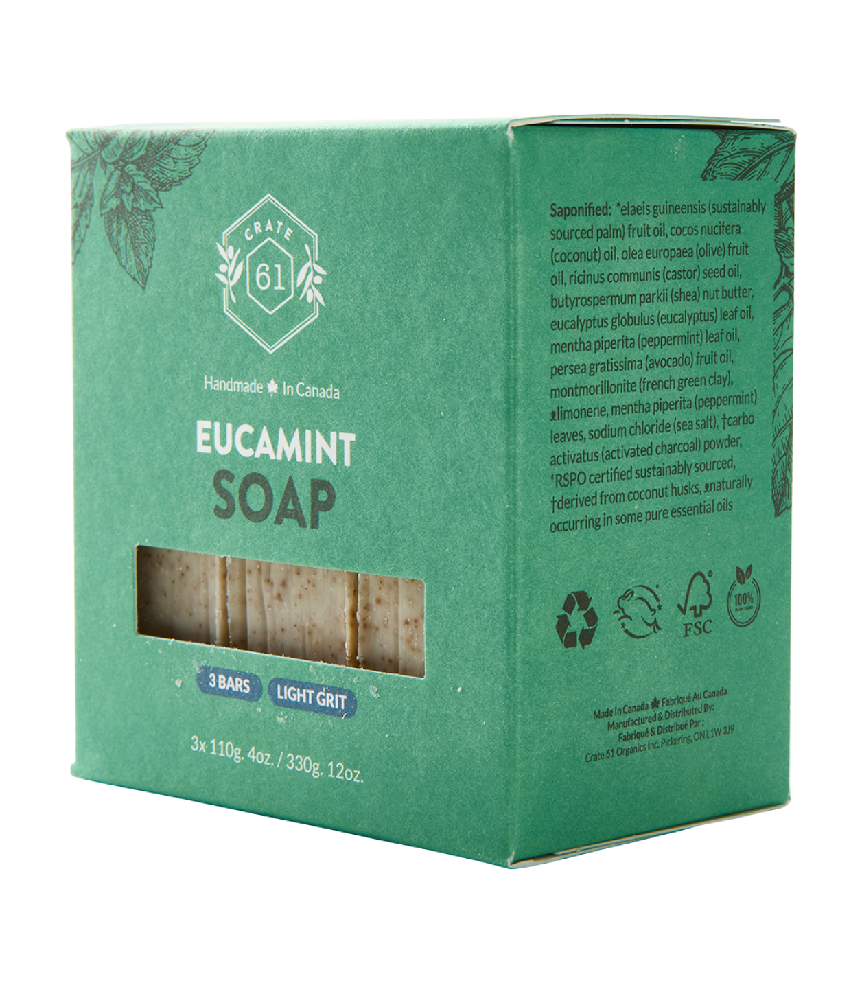 Crate 61 Organics Eucamint 手工皂 產品細節圖 11