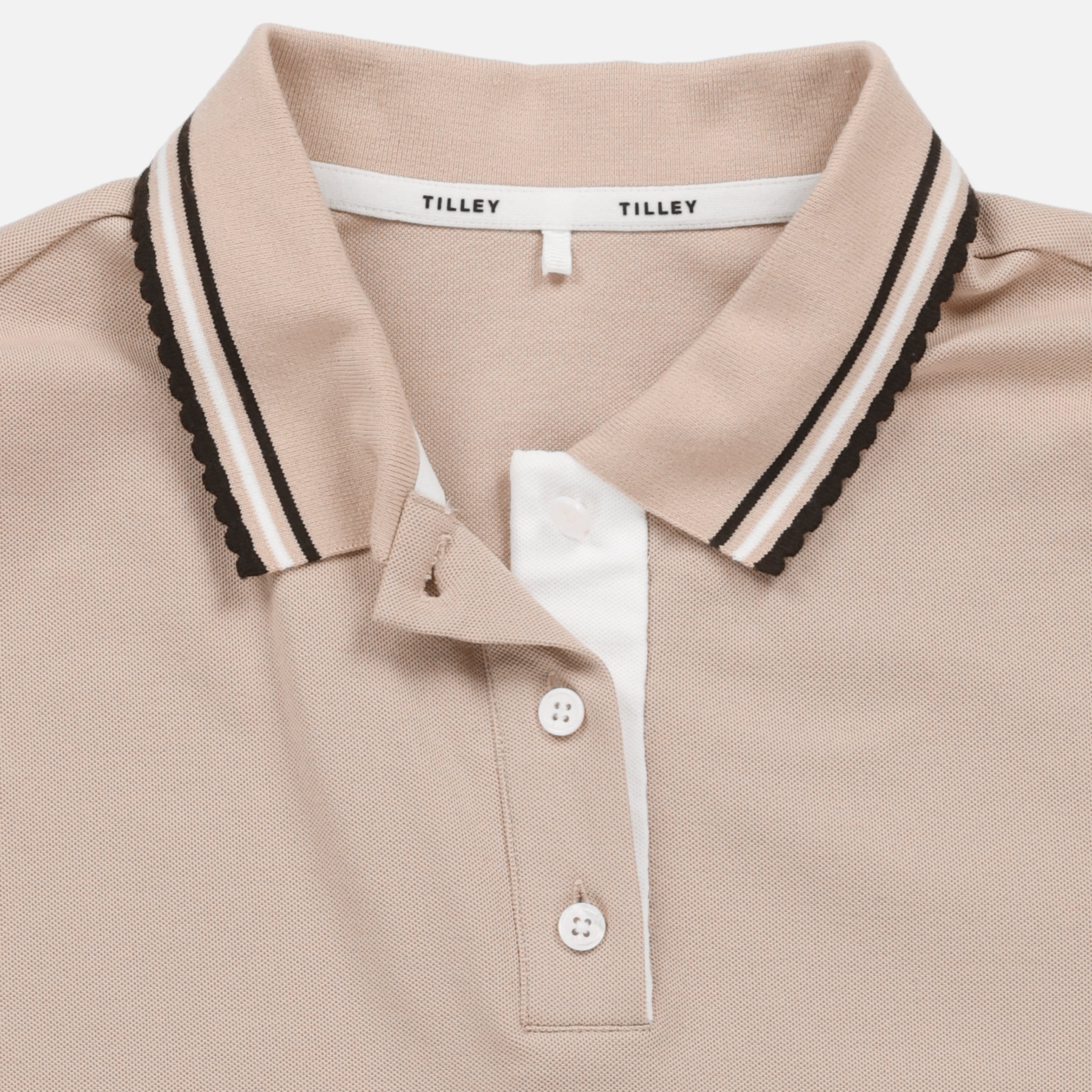 Tilley Preppy Pique Puff Sleeve Polo 恤 產品細節圖 11