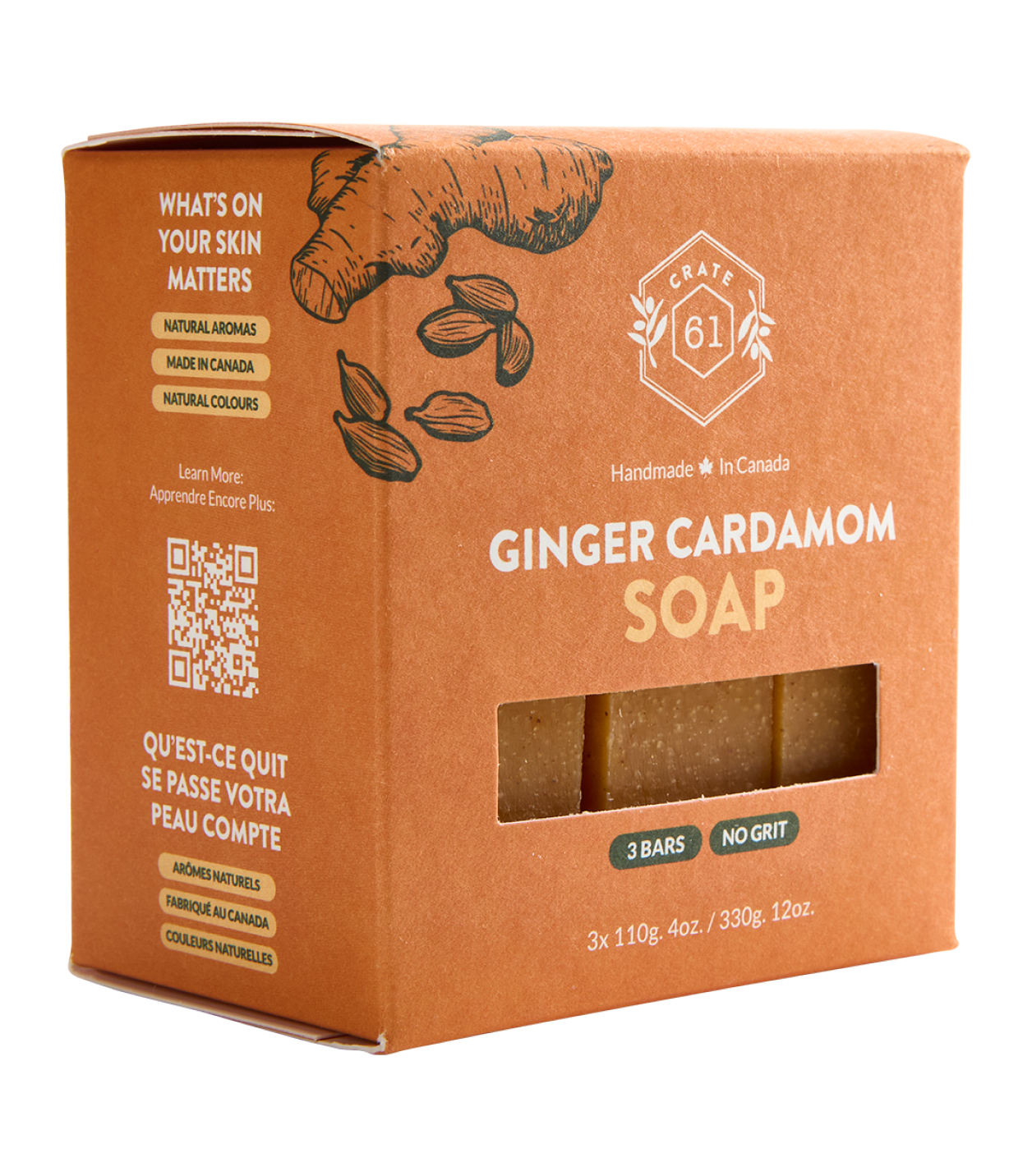 Crate 61 Organics Ginger & Cardamom 手工皂 產品細節圖 12