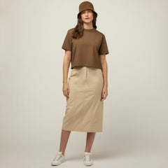 Tilley Rib Neckline Cropped T 恤 產品細節圖 12