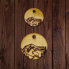 Rocky Mountain Dog Personalized Wooden Dog 寵物名牌 產品細節圖 13