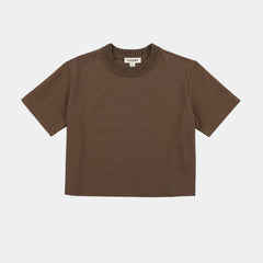 Tilley Rib Neckline Cropped T 恤 產品細節圖 13