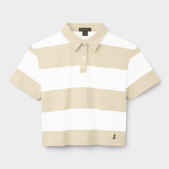 Tilley Stripe Marine Cropped Polo 恤 產品細節圖 15