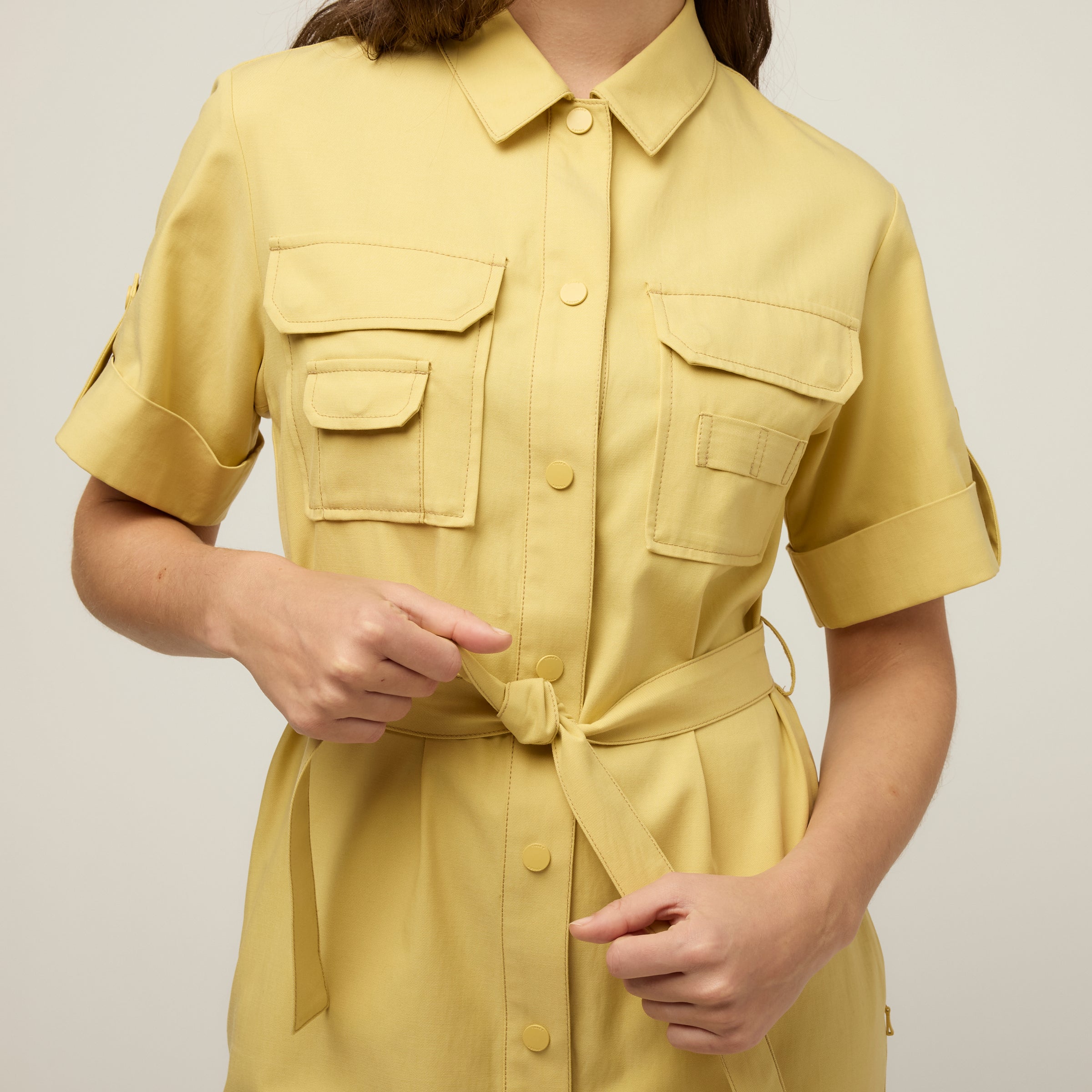 Tilley Tencel 棉質 Safari Midi 連身裙 產品細節圖 18